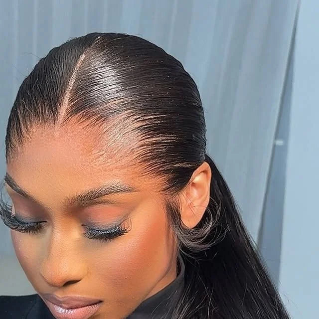 32 34 36 38 40 Inch Human Hair HD Transparent Lace Front Wigs for Women Pre-made Virgin Raw Indian Hair Lace Frontal Wigs