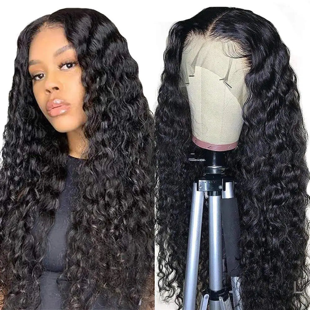 32 34 36 38 40 Inch Human Hair HD Transparent Lace Front Wigs for Women Pre-made Virgin Raw Indian Hair Lace Frontal Wigs