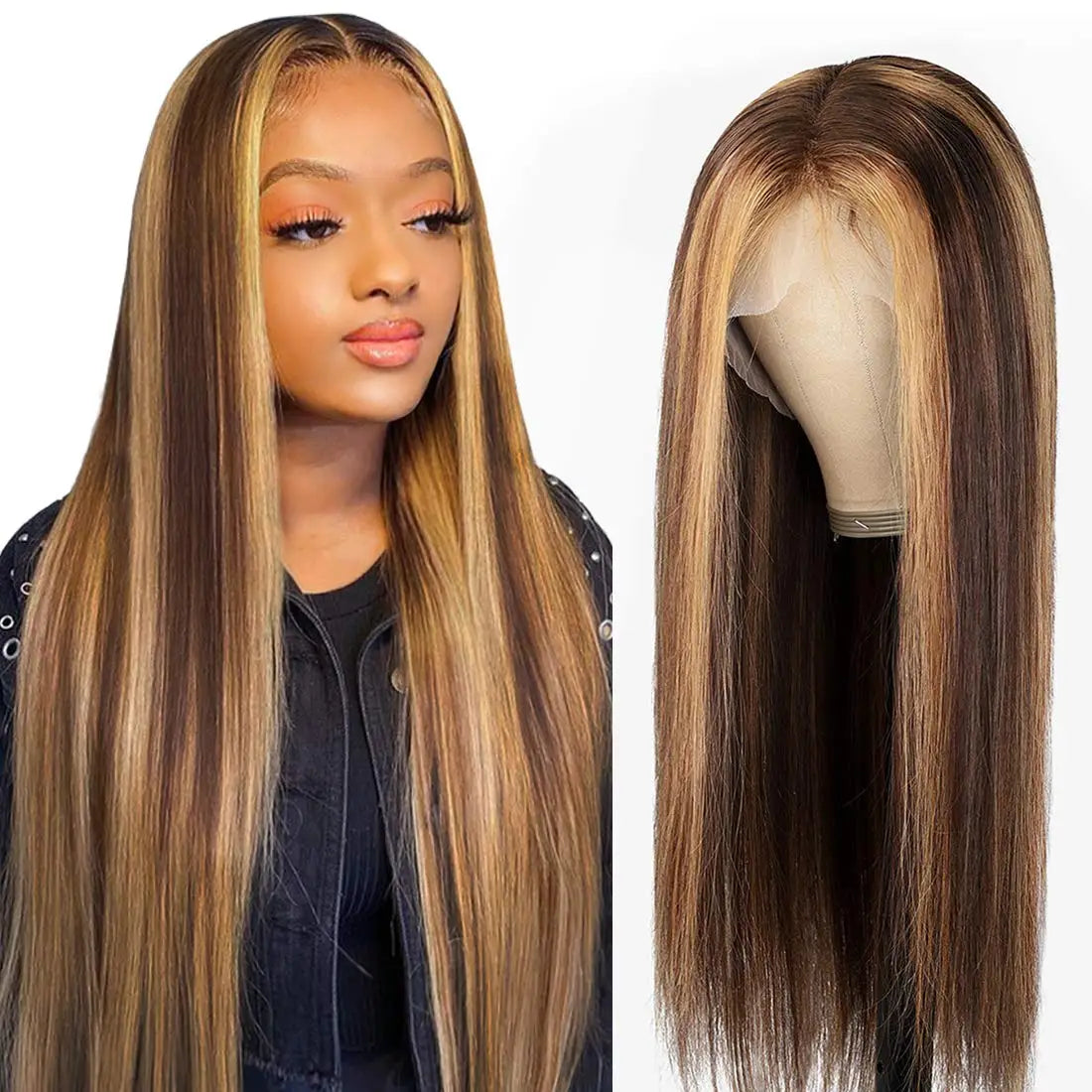 32 34 36 38 40 Inch Human Hair HD Transparent Lace Front Wigs for Women Pre-made Virgin Raw Indian Hair Lace Frontal Wigs