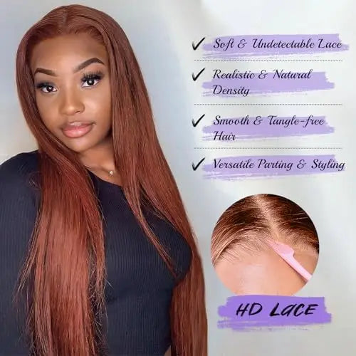 Wholesale 30 Inch Long Straight Premium Synthetic Lace Front Wigs High Temperature