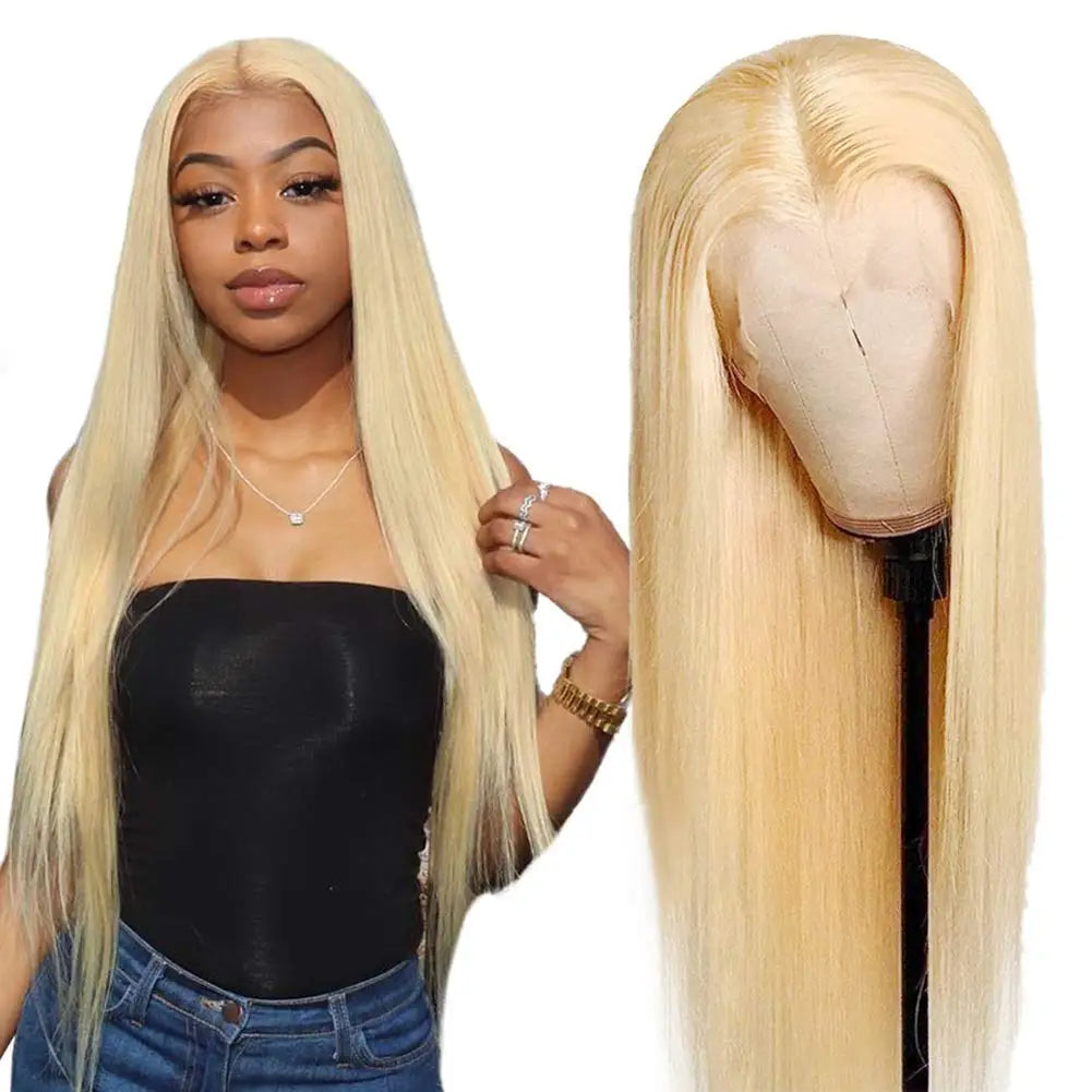 32 34 36 38 40 Inch Human Hair HD Transparent Lace Front Wigs for Women Pre-made Virgin Raw Indian Hair Lace Frontal Wigs
