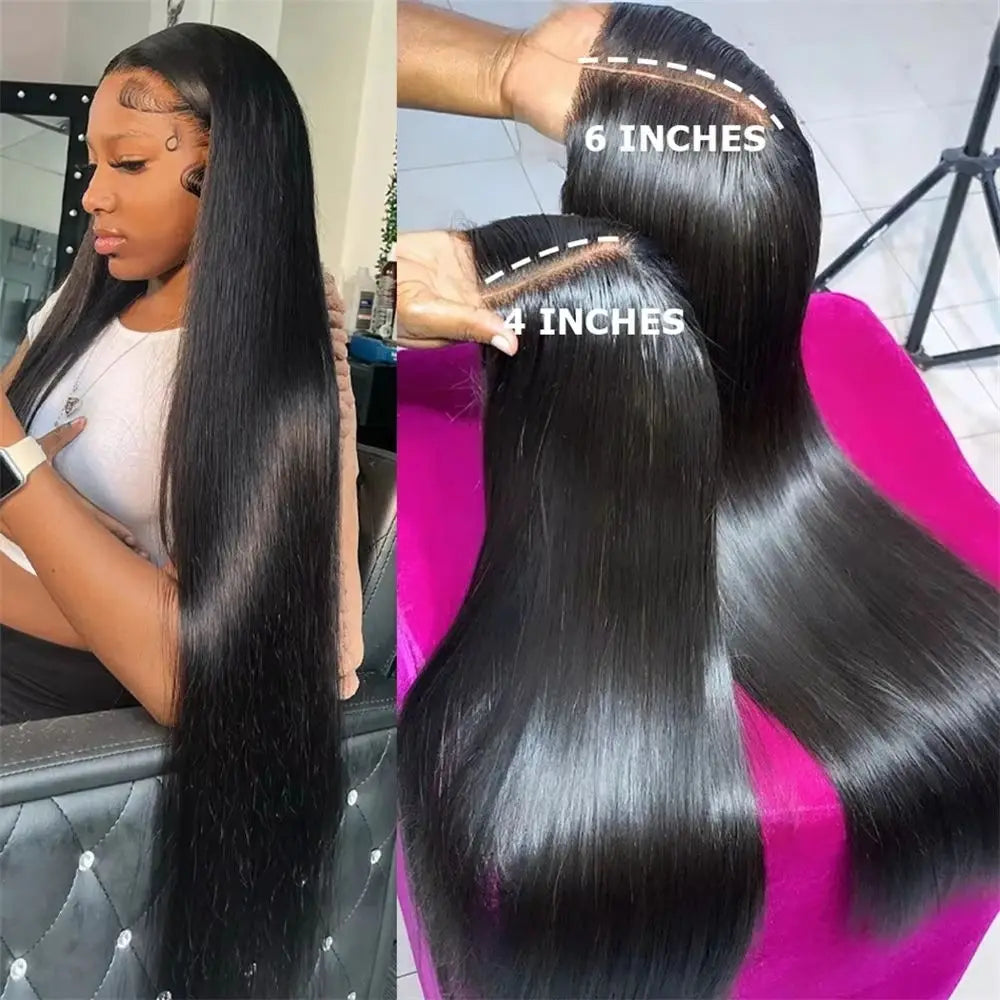 Colored Straight Human Hair Wigs 13x4 HD Lace Frontal Wigs Natural Color Lace Front Human Hair Wigs For Woman on Clearance Sale for Women ready to wear On Clearance Sale Pre Plucked Wig Party work daily life