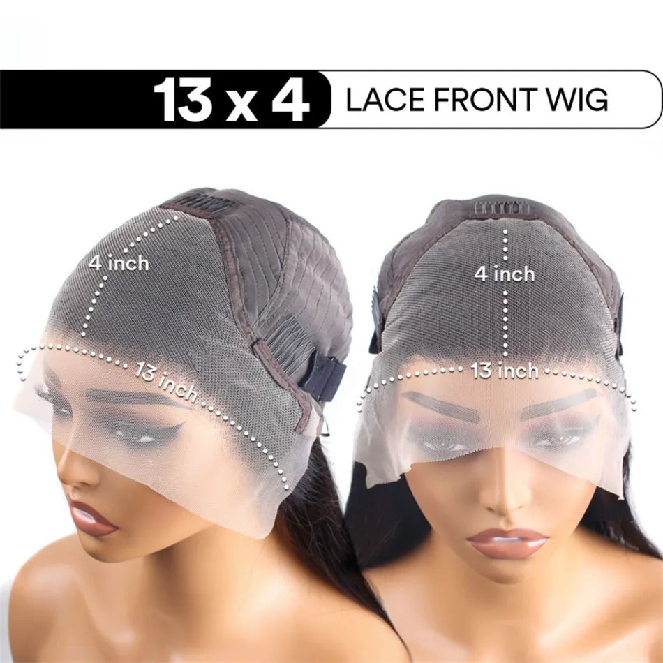 Straight Short Bob 13x6 HD Lace Front Human Hair Wigs Glueless Wigs 220 Density Pre Plucked Brazilian For Women 5x5 HD Lace Wig