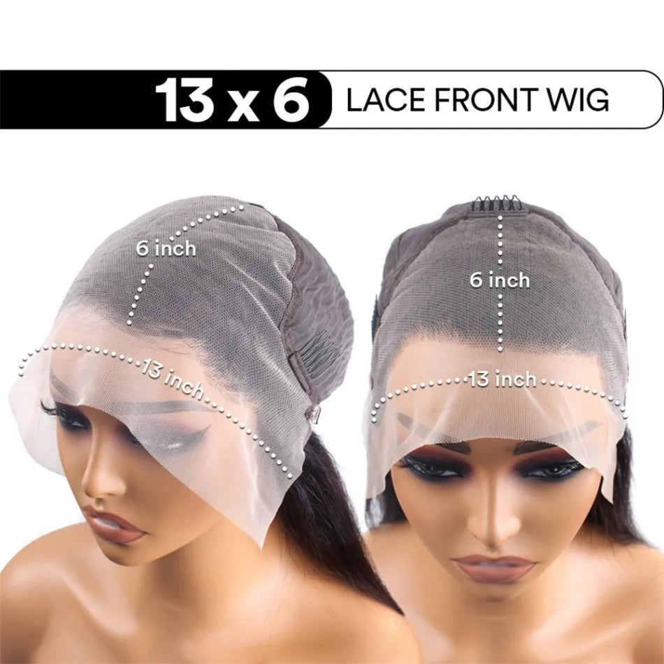Straight Short Bob 13x6 HD Lace Front Human Hair Wigs Glueless Wigs 220 Density Pre Plucked Brazilian For Women 5x5 HD Lace Wig