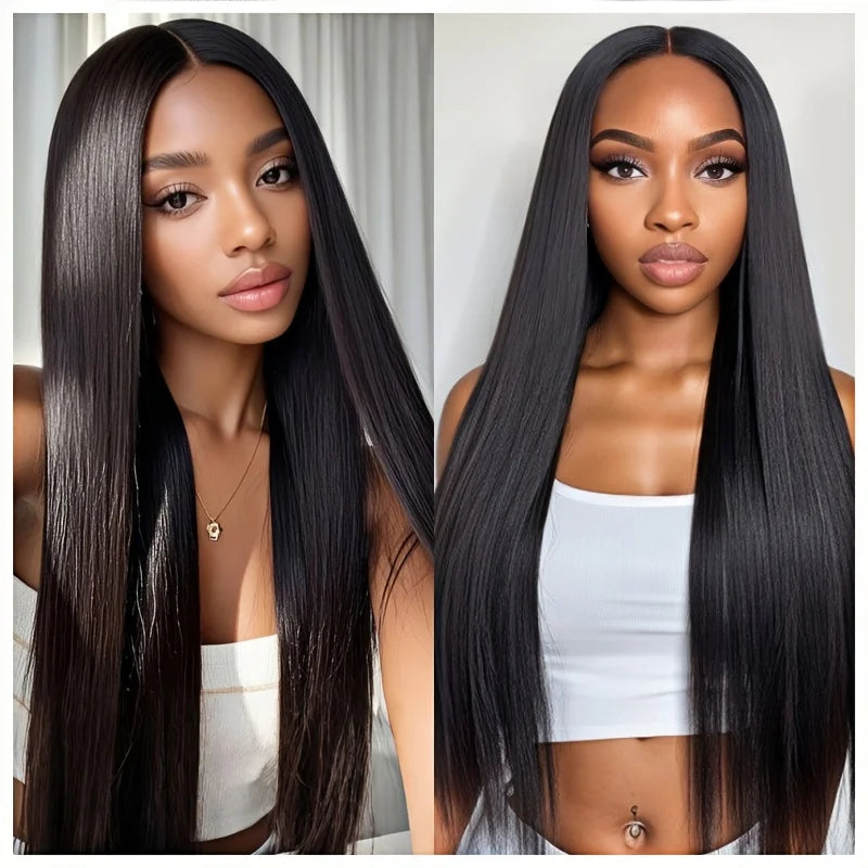 Colored Straight Human Hair Wigs 13x4 HD Lace Frontal Wigs Natural Color Lace Front Human Hair Wigs For Woman on Clearance Sale for Women ready to wear On Clearance Sale Pre Plucked Wig Party work daily life