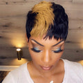 Pixie Cut Wig For Black Women Full Machine Made Wigs Short Layered  Human Hair Wigs Pixie Cut Wigs Brazilian Remy Hair Wigs 1B30